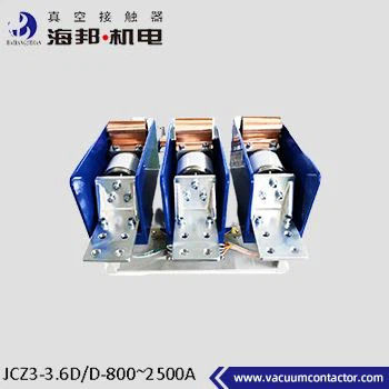3.6kV 3단계 진공 접촉기 AC 50 - 60Hz 전력 시스템용 중압