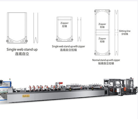 자동 3면 밀폐 센터 밀폐 가방 제조 기계 220V / 380V 800kg 용량