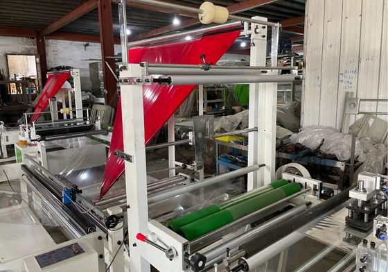 고속 완전 자동 측면 밀폐 가방 만드는 기계 22kw 5HP 공기 압축기로
