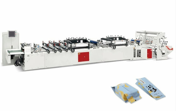 중앙 밀폐 3 면 밀폐 지퍼 가방 만드는 기계 5KW 6000x1200x1500mm